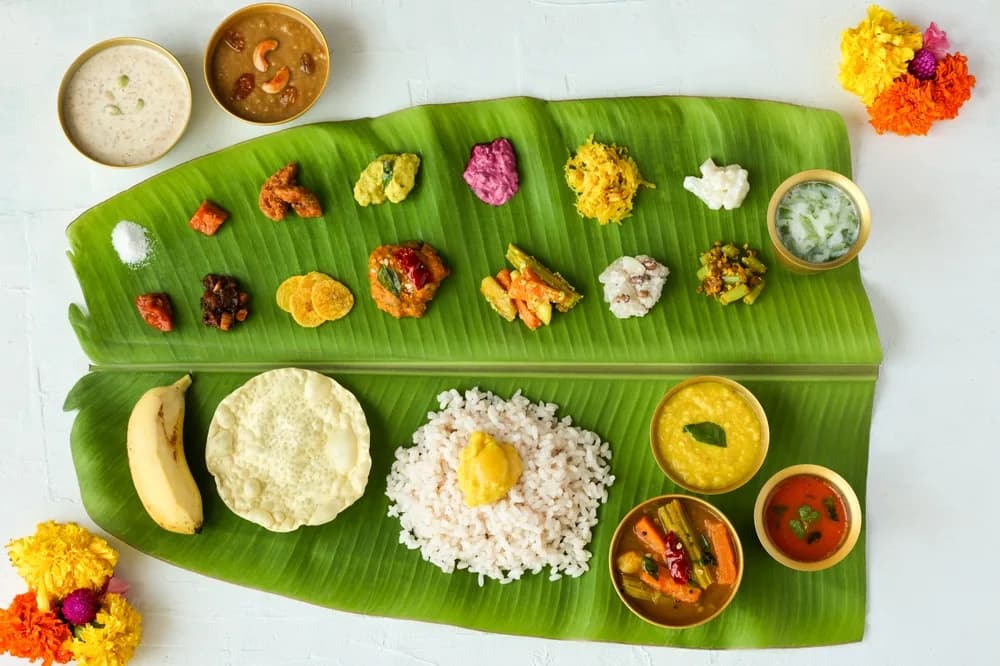 Fresh sattvic vegetarian meal served at Deep Yoga in Rishikesh
