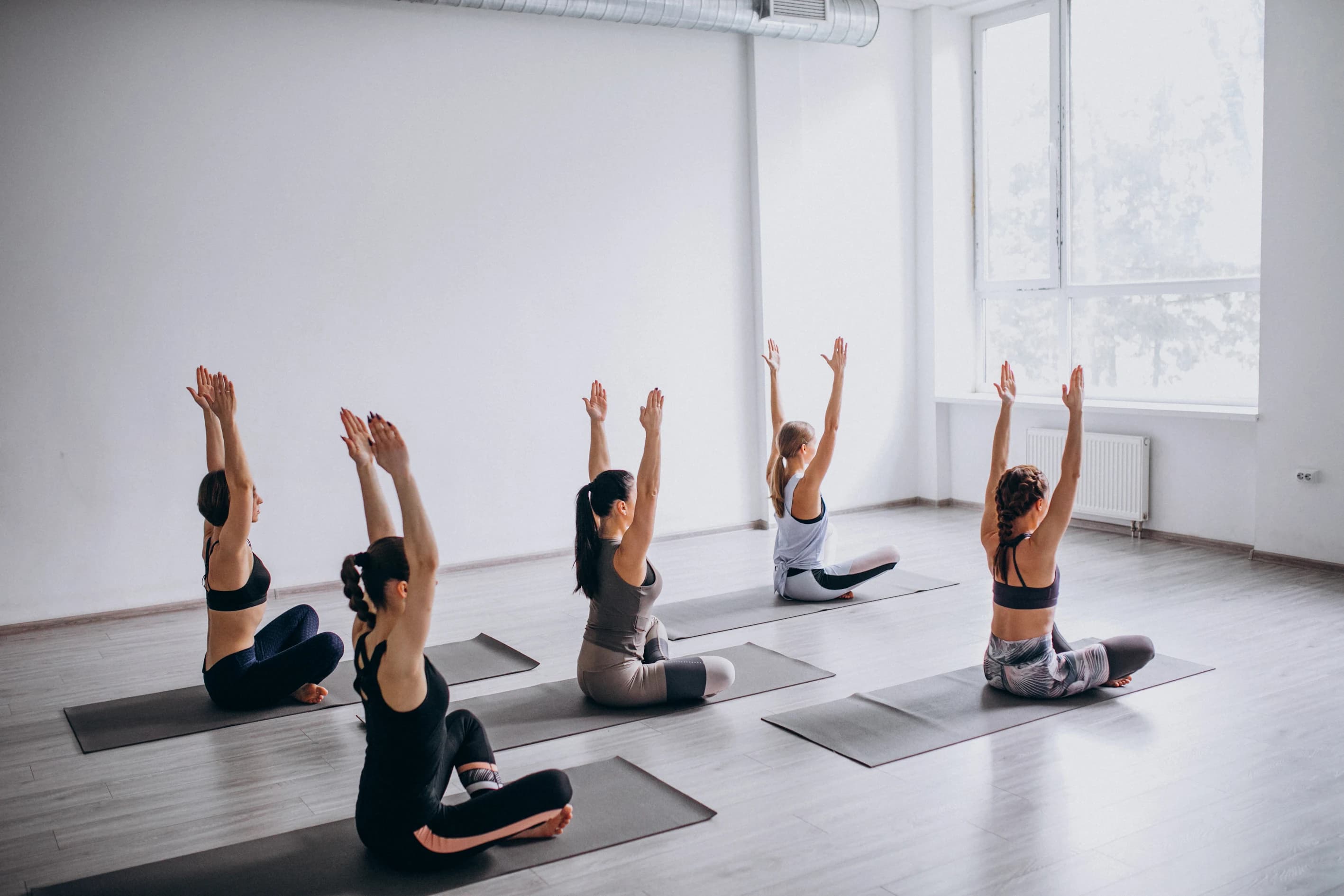 Deep Yoga teachers guiding a class during yoga teacher training in Rishikesh
